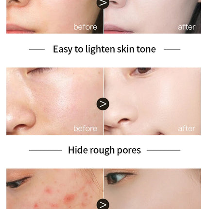 Air Cushion Foundation CC Cream Lightweight Natural Moisturizing Concealer Long Lasting Even Skin Tone Contour Makeup