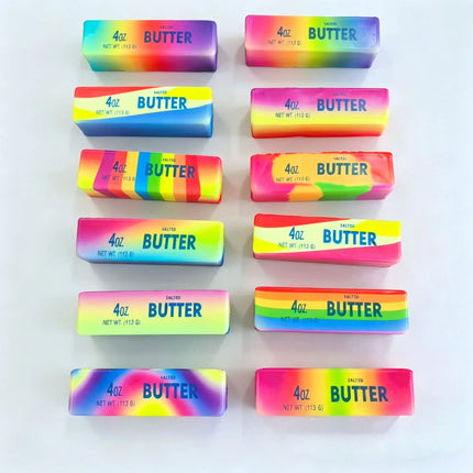 1/8/16PCS 13.5cm Butter Sticks Squishy Toys Push Stress Relief Slow Rebound Sensory Toy Bulk  for Adults Kids Autism Gifts