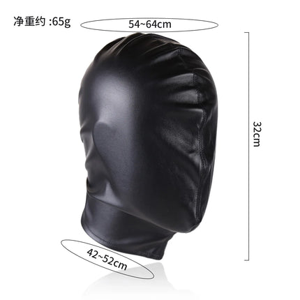 BDSM Sex Headgear Soft Adjustable Head Hood Closed Mask Binding band Mouth Ball Erotic Sex Toys Puppy Play K9 Bondage Kit
