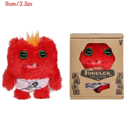 Fuggler Plush Toys Funny Ugly Monster Baby Fugguler Series Rabbit Stuffed Fuggs Animals Peluche Cute Dolls Birthday Gifts 8-9CM