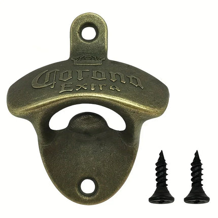1/3PCS Corona Extra Wall Mounted Bottle Opener with Screws Easy Install Ideal for Home Bar and Kitchen Gadgets DIY Bottle Opener