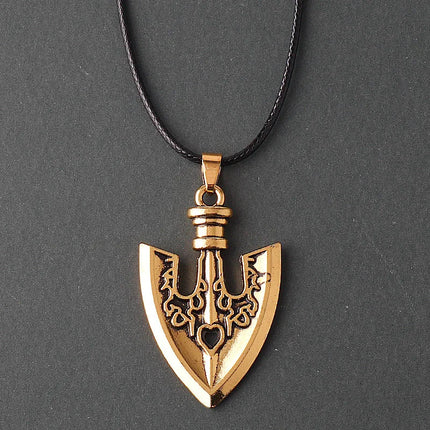 Anime JOJOS BIZARRE ADVENTURE Necklaces Kujo Jotaro Arrow Metal Pendant Chain Choker keychain Charm Gifts Jewelry collares