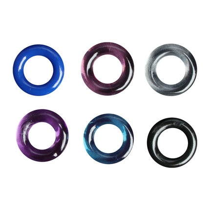 6 Pcs Penis Ring Cock Ring For Men Delay Ejaculation Silicone Set Adult Product Male Rings Lasting Erection For Couple Sex Toys
