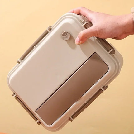New Portable Electric  Household Car Insulated Lunch Box, Stainless Steel Lining Insulated Lunch Box for Office Work, Student