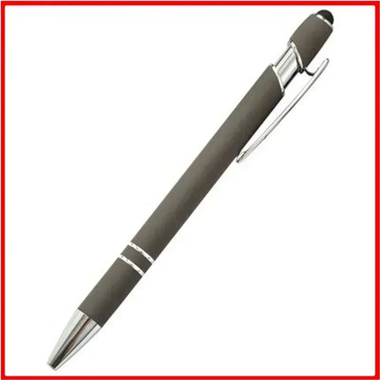 200 Pcs Light - Metal Capacitive Universal Touch Screen Stylus Ballpoint Pen Writing Stationery Office Gifts Free custom Logo