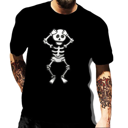 Men's Halloween T-Shirt Trend Clothes Gothic Streewear Man Hip Hop Tops Clown Graphic T Shirts Harajuku Male Short Sleeve Tee