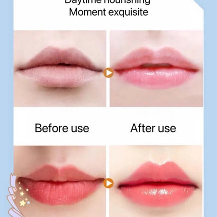 2Pcs Moisturizing Lip Balm & Lip Oil Set Deep Hydration Lip Care Kit Reduces Lip Lines Plumps Lips for Soft And Smooth Pout