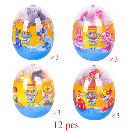 Paw Patrol Anime Figure Mashall Chase Skye Cartoon Model Car Block Castle Compatible Brick Figure Children Christmas Toys Gifts