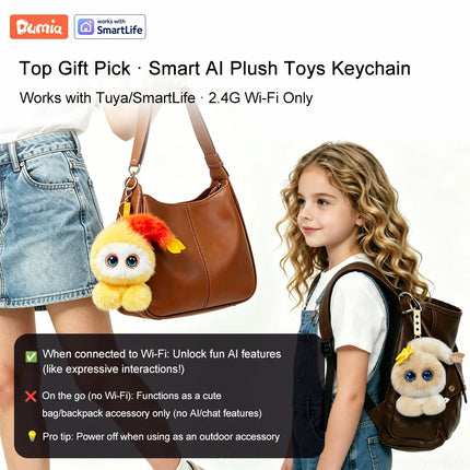 AI-Powered Talking Doll Electronic Pet Smart Robot Doubao Emotional Companion  Mushroom Elf Toy  Gift