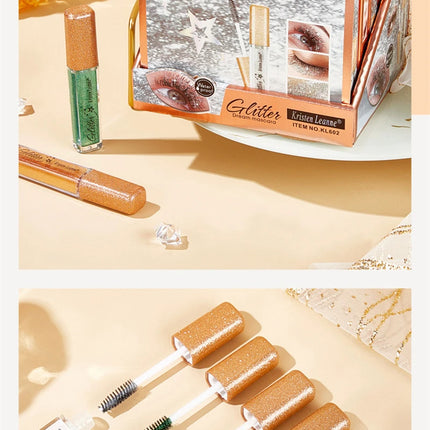 Diamond Glitter Mascara Fast Dry Eyelashes Curls Extension Make Up Waterproof Long-lasting Lengthens Beauty Eye Lashes Makeup