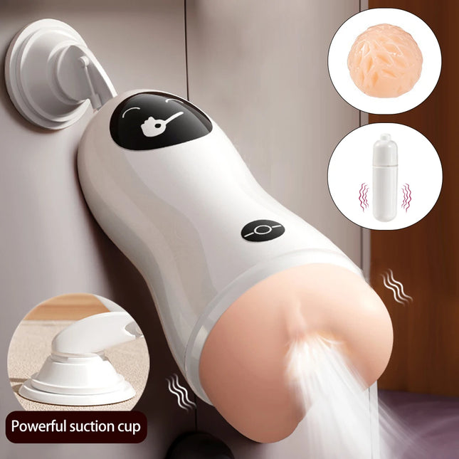 Automatic Sucking Male Masturbator Cup Vibration Sex Toys Blowjob Machine Heating Masturbation Adult for Men Masturbate Supplies