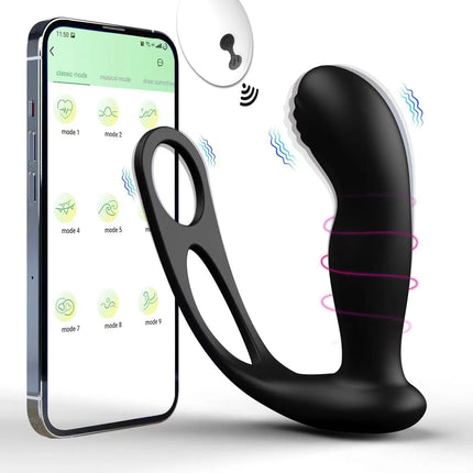 Unisex Dildo Prostate Massager Remote Control Plus APP Vibrator Gay Butt Plug Wireless Remote Control Butt Plug Adult Products