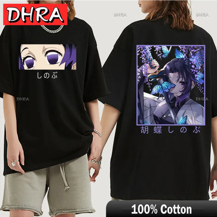 Demon Slayer T Shirt Nezuko Tshirt Women Kimetsu No Yaiba Top Tees Japanese Anime Tanjirou Kamado Tops Manga Harajuku T-shirt