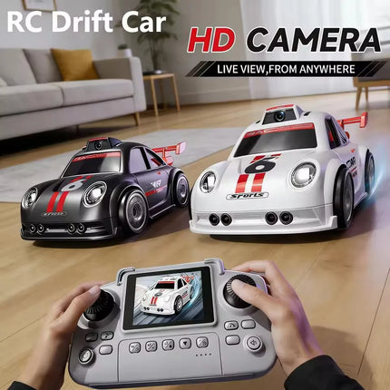 Drift Mini RC Car C6  with Dual Mode Lights Music HD Camera Screen Control Smart Induction Toy for Kids Christmas Holiday Gift