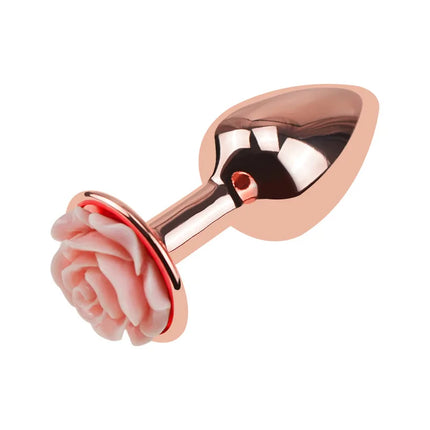3Size Anal Plug Buttplug Rose Shape Anal Sex Toys for Men Women Beginners Advanced Users Sex Toy for Vagina Training Butt Plug