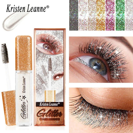 Diamond Glitter Mascara Fast Dry Eyelashes Curls Extension Make Up Waterproof Long-lasting Lengthens Beauty Eye Lashes Makeup