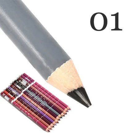 28Color Antifouling Lip Liner Professional Lipstick Pen Precise Waterproof Lip Outline Pencil Lip Makeup Lasting Eyeliner Creamy