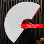 H paper fan / 33x60cm