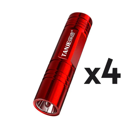 Outdoor Flashlight Small Mini Lighting Strong Light Portable Super Bright Rechargeable Hand Lamp for Hiking/Camping/Emergency
