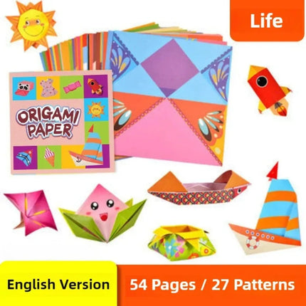 Origami Paper Book Kids Montessori / Livre Origami Enfants Montessori