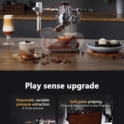 Coffee Machine,Wireless Non-Electric,Coffee Maker,Portable Mini,Espresso Machine,For Travel Camping Outdoor Indoor Use