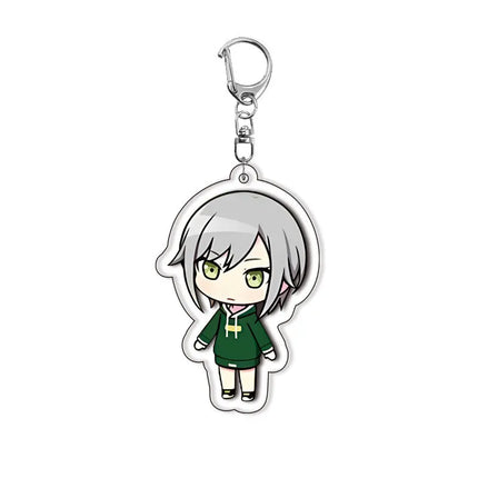 PJSK Kawaii Cute Anime Characters Acrylic Keychain Ornaments Girls Cartoon Backpack Charm Keyring Jewelry Accessories Gifts Toys