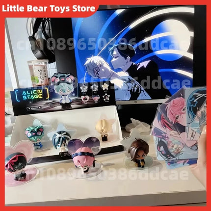 [Genuine] In Stock Forest Rain Man Granary Alien Stage Alien Stage Free Stage Blind Box Series Handmade Accessories Kawaii Gifts