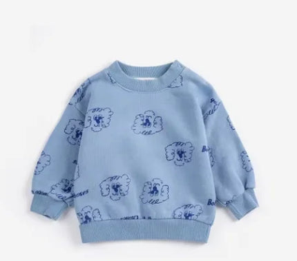 Kids Sweatshirt Brand 2026 New Spring Boys Clothes Baby Girls Cartoon Cute Print Sweater Hoodie Children Cotton Outwear Tops