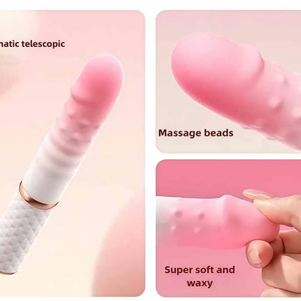 Telescopic Sex Machine Dildo Vibrator With Suction Cup Vaginal G Spot Automatic Up Down Massager Anal Plug Stimulator Sex Toys