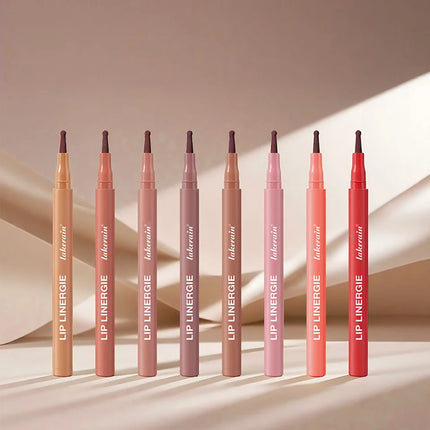 Lakerain Lip Liner Pencil Ballpoint Felt Tip Transfer-proof Lip Liner Stain Smudge-proof Waterproof Lip Liners Natural Makeup
