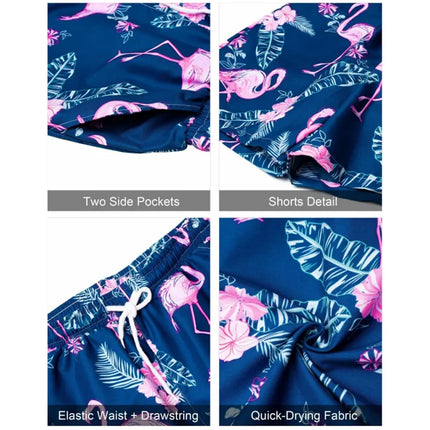 2024 New Men's Summer Holiday Suit Retro Textured Printed Border Shirt Short Sleeve Shorts Two Piece Men's Breathable Pool Suit