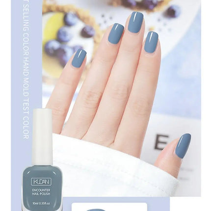KUDAN Nail Polish Water-based 10ml No-bake Long-lasting Students Children Without Odor Can Tear Nail Art Manicure Tool