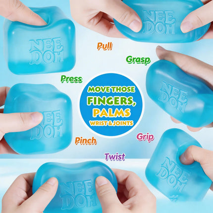 @Nee-Doh Nice Cube Super Solid Squishy Stress Relief Toy Soft Squeeze Fidget Toy for Office Anxiety Relief  Adults Gifts