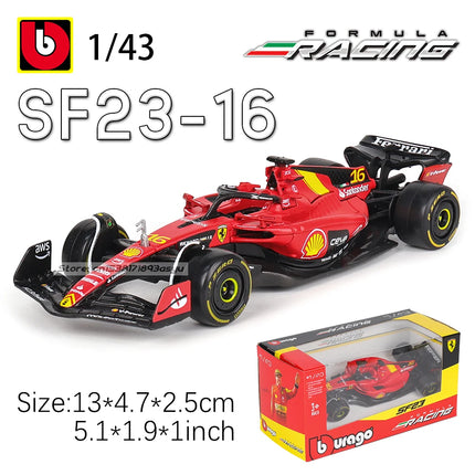 Bburago 1:43 F1 Red Bull Ferrari Mercedes Benz Aston Martin McLaren Alfa Romeo alloy luxury car die cast car model toy series