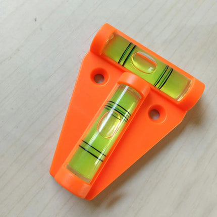 2 Way Mini Spirit Level T-Shaped Horizontal Bubble Horizontal Measurement Tools Mini Spirit Level 44*58*13mm