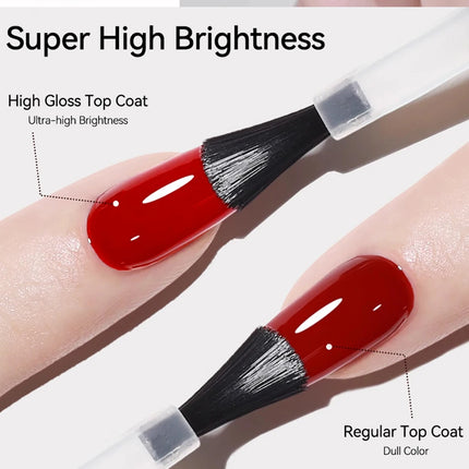 UR SUGAR 15ml Top Coat and Base Gel Nail Polish Hema Free Base Top Coat Gel Semi permanent Soak Off UV LED Nail Gel Varnish