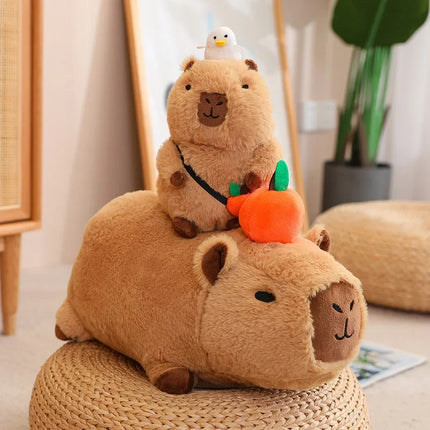 25-55CM Kapibala Capybara Plush Toy Internet Celebrity Capybara Jun Doll Ugly Cute Doll Guinea Pig Doll Boys Girls Anime Kawaii