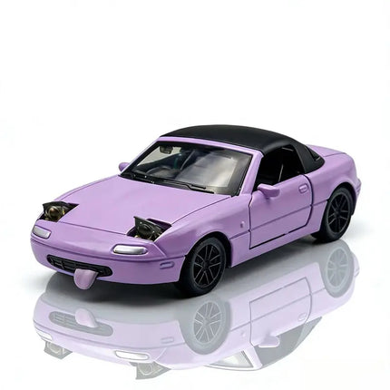 1:36 MAZDA MX-5 Alloy Sports Car Model Diecast Metal Classic Retro Race Car Vehicles Model High Simulation Collection Decoration