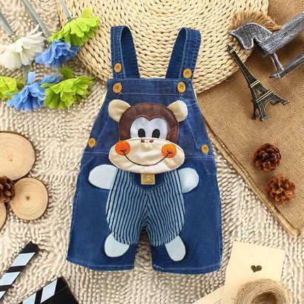 Summer 1PC Kids Baby Boys Jumper Clothes Clothing Short Trousers Toddler Infant Boy Pants Denim Shorts Jeans Overalls Dungarees
