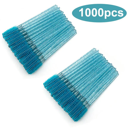 Wholesale Eyelash Brush Mascara Wands Wholesale Spoolies Eyebrow Lash Cleaning Brushes Applicator Makeup Tools 50/1000/2000pcs