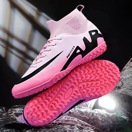 Original Men Football Field Boots Professional Society Cleats Children Soccer Shoes Grass Training Kids Non Slip Football Shoes