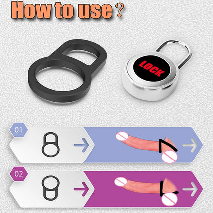 Penis Ring Silicone Cock Rings Delay Ejaculation Scrotal Binding Ball Stretcher Erection Enhancing Lock Cockring Sex Toy for Men