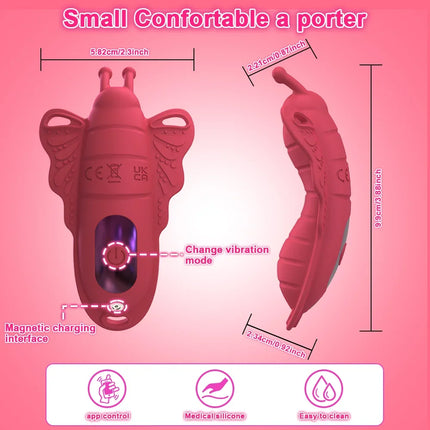 APP Control Vibrator for Women Wearable Panty Vibrating Penis Ring Clitoral Stimulator Female Sex Toy for Men Sexual Pleasure