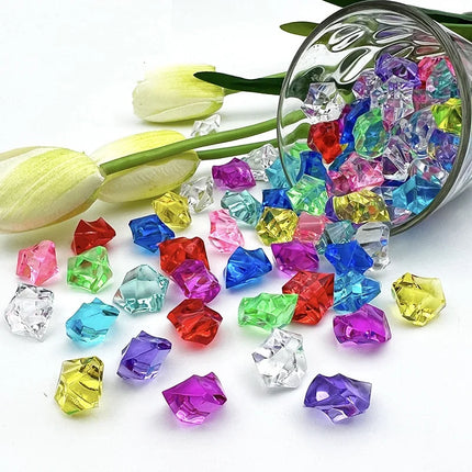 30Pcs Acrylic Crystal Diamond Gemstone Toys for Girls Colorful Treasure Chest Jewels Set Kids Birthday Gift  Christmas Gift