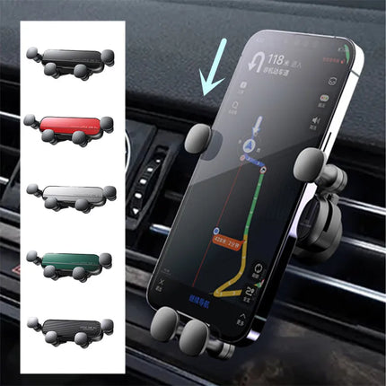 Gravity Car Mobile Phone Holder Air Vent Clip Mount Mobile Cell Phone Stand In Auto GPS Support For iPhone 13 Pro Xiaomi Samsung