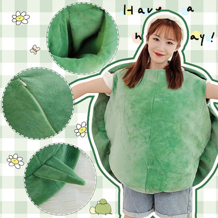 Wearable Turtle Shell Pillows Turtle Plush Pillow Stuffed Animal Costume for Kid Plush Toy Funny Dress Up Creative Gifts