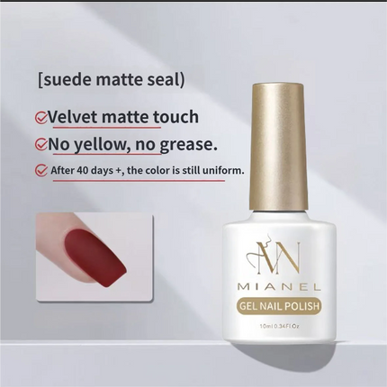 MIANEL 10ml Clear Building Nail Gel Nail Polish For Strengthener Gel Extension Gel Base Coat Soak Off UV LED Gel Nails