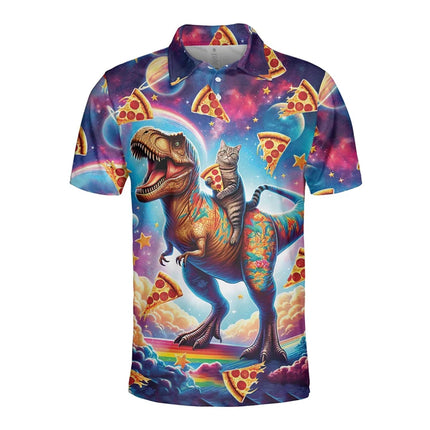 Cartoon Cute Cat 3D Printed Polo Shirts For Men Clothes Feline Pet Unicorn Short Sleeve Harajuku Fashion Funny Animal Kids Tops