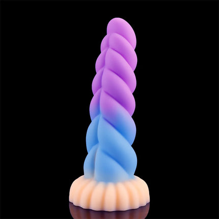 Silicone Soft Anal Toys Transparent Luminous Butt Plug 3 Size Adult Toys Tapon Anal Plug Braided Dilatador Anal Dildo Buttplug