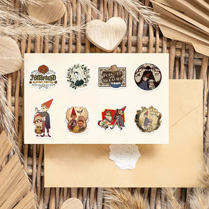 50PCS Cartoon Animation Over the Garden Wall Sticker Cute Graffiti DIY Luggage Scooter Notebook Waterproof Decal Toy